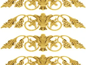 stucco collection ceiling rosette 3D Model
