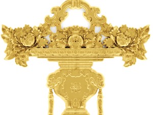stucco collection ceiling rosette 3D 모델