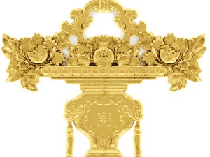 stucco collection ceiling rosette 3D Model