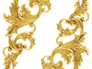 stucco collection ceiling rosette 3D 모델