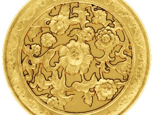stucco collection ceiling rosette 3D 모델