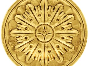 stucco collection ceiling rosette 3D Model