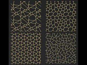 collection of golden lattice 3D Model