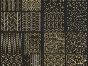 collection of golden lattice 3D Model