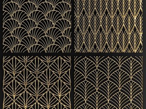 collection of golden lattice 3D Model