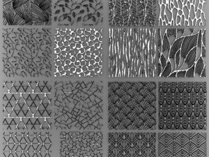 collection of golden lattice 3D Model