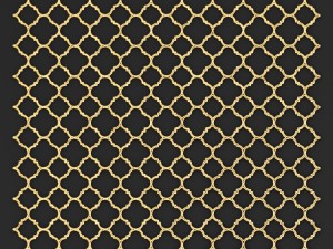 collection of golden lattice 3D-Modell