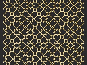 collection of golden lattice 3D-Modell
