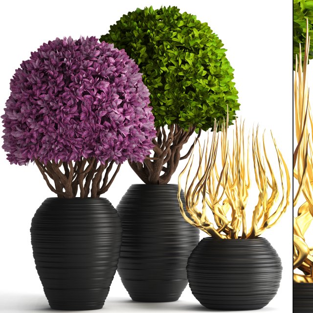 ornamental tree 3D मॉडल .c4d .max .obj .3ds .fbx .stl .blend 