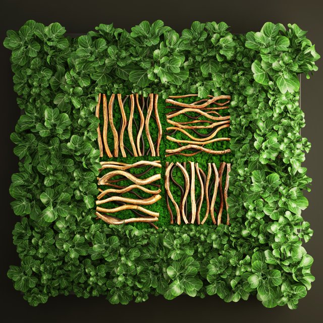 vertical gardening 3D-Modell .c4d .max .obj .3ds .fbx .stl .blend 