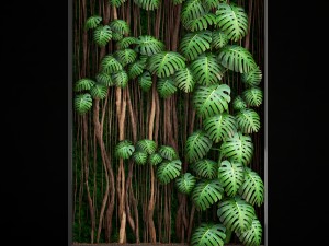 vertical gardening monstera 3D Модель