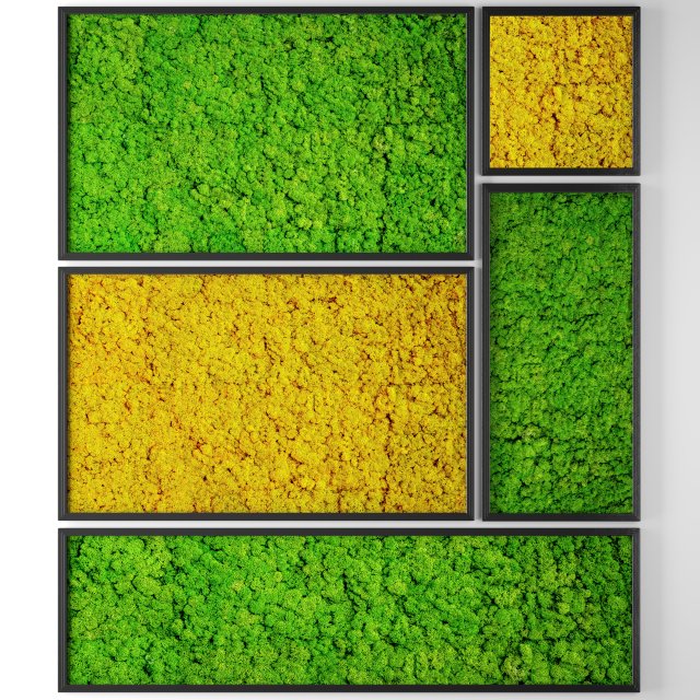 stabilized moss 3D Model .c4d .max .obj .3ds .fbx .stl .blend 