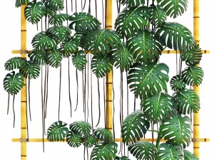 monstera 3D 모델