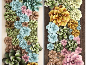 echeveria vertical garden 3D मॉडल