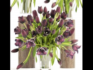 bouquet of tulips Modelo 3D