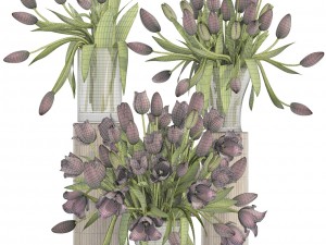 bouquet of tulips Modelo 3D