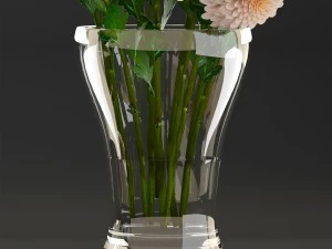 bouquet of flowers dahlias 3D Model