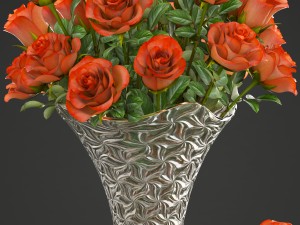 bouquet of roses 3D Модель