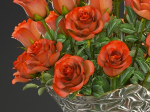 bouquet of roses 3D Модель