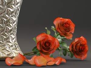 bouquet of roses 3D Модель