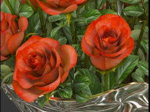 bouquet of roses 3D Модель