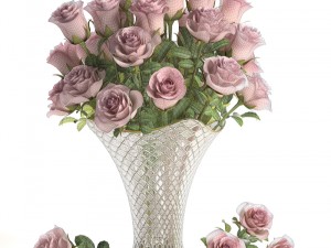 bouquet of roses 3Dモデル
