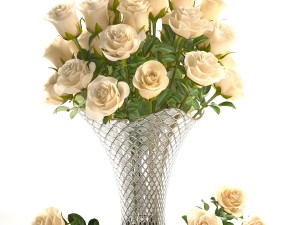 bouquet of roses 3D Model
