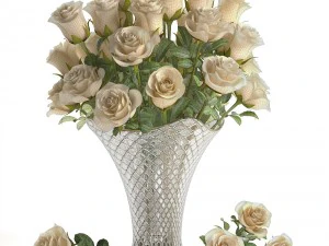 bouquet of roses 3D Model