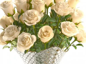bouquet of roses 3D Model