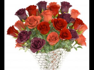 bouquet of roses Modèle 3D