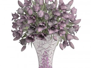 bouquet of tulips 3D-Modell