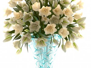bouquet of tulips 3D Модель