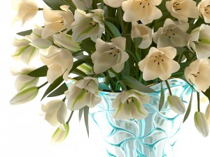 bouquet of tulips 3D Модель