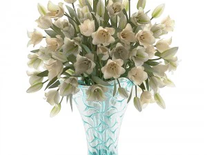 bouquet of tulips 3D Model
