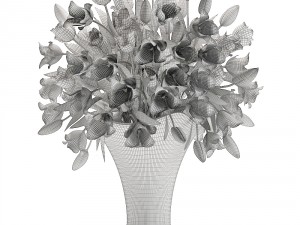 bouquet of tulips 3D Модель