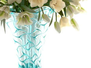 collection of bouquets of tulips 3D Model