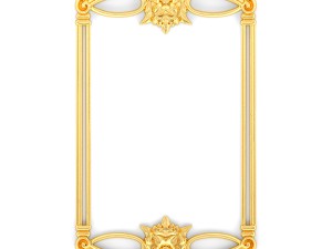 collection stucco molding frame 3D Model