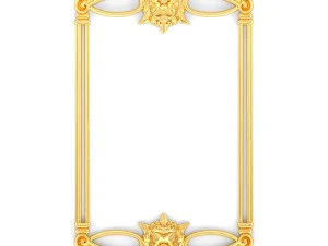 collection stucco molding frame 3D Model