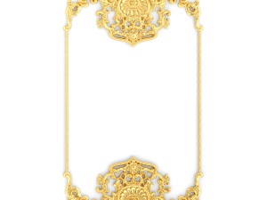 collection stucco molding frame 3D Model