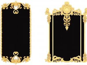 collection stucco molding frame 3D Model