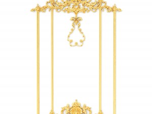 collection stucco molding frame 3D Model