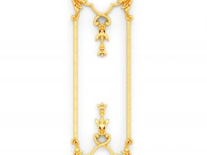 collection stucco molding frame 3D Model