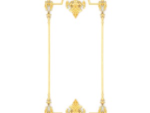 collection stucco molding frame 3D Model