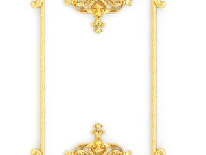 collection stucco molding frame 3D Model