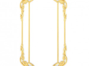 collection stucco molding frame 3D Model