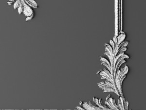collection stucco molding frame 3D Model