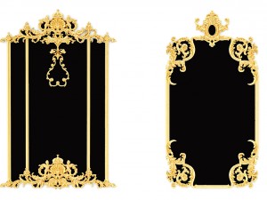 collection stucco molding frame 3D Model