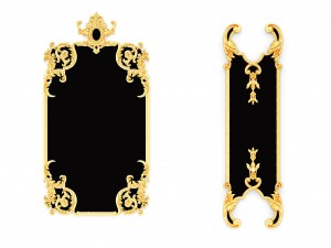 collection stucco molding frame 3D Model