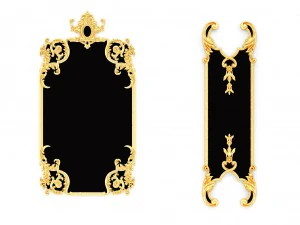 collection stucco molding frame 3D Model