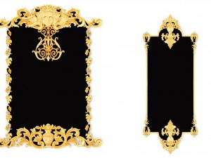 collection stucco molding frame 3D Model